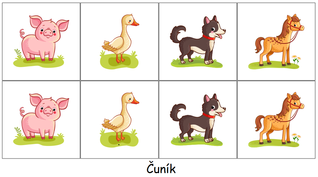 Panel na pexeso Barevný oceán se 16 dvojic