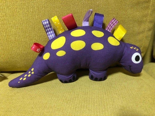 Panel na dinosaura fialový 1ks