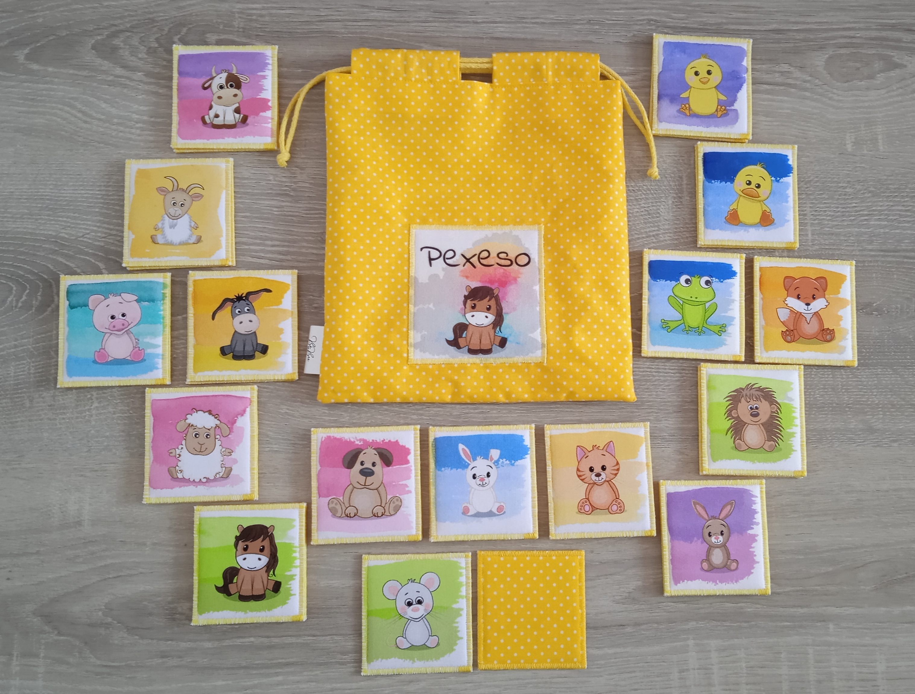 Panel na roztomilé pexeso Káčátko Pepík