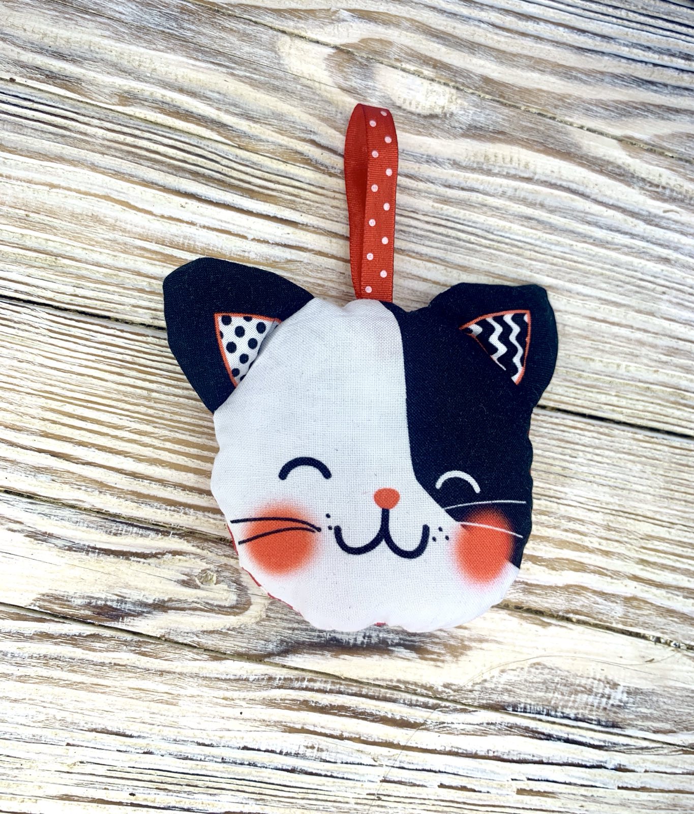 Panel obličej s černými oušky kočička Rozárka 