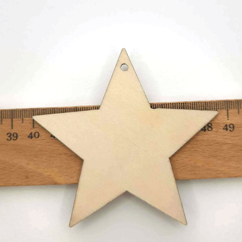 Dřevěný výřez Hvězda 8cm