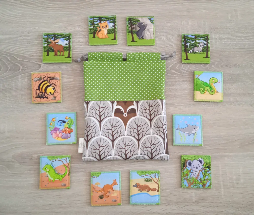 Panel na pexeso Zvířata Severní Ameriky