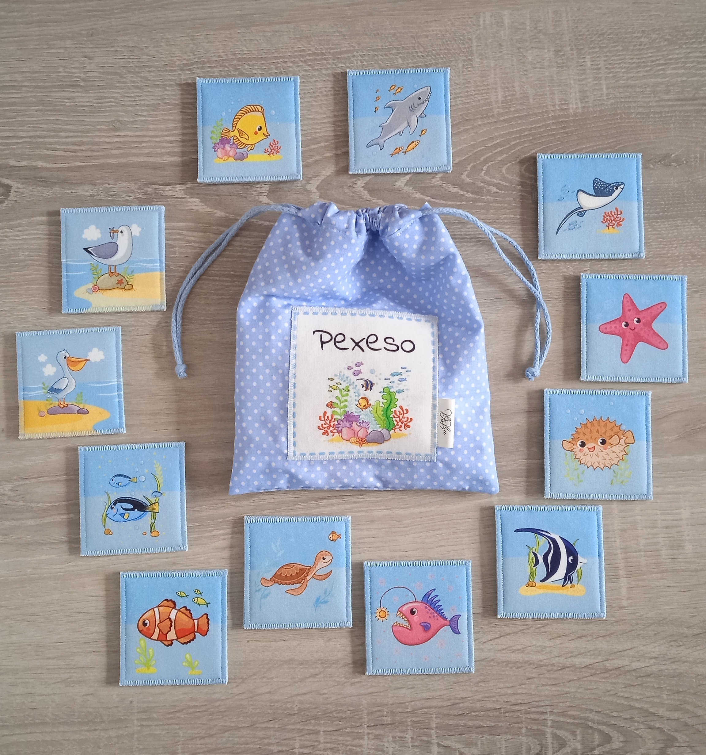 Hledá se Nemo set na pexeso 12 dvojic