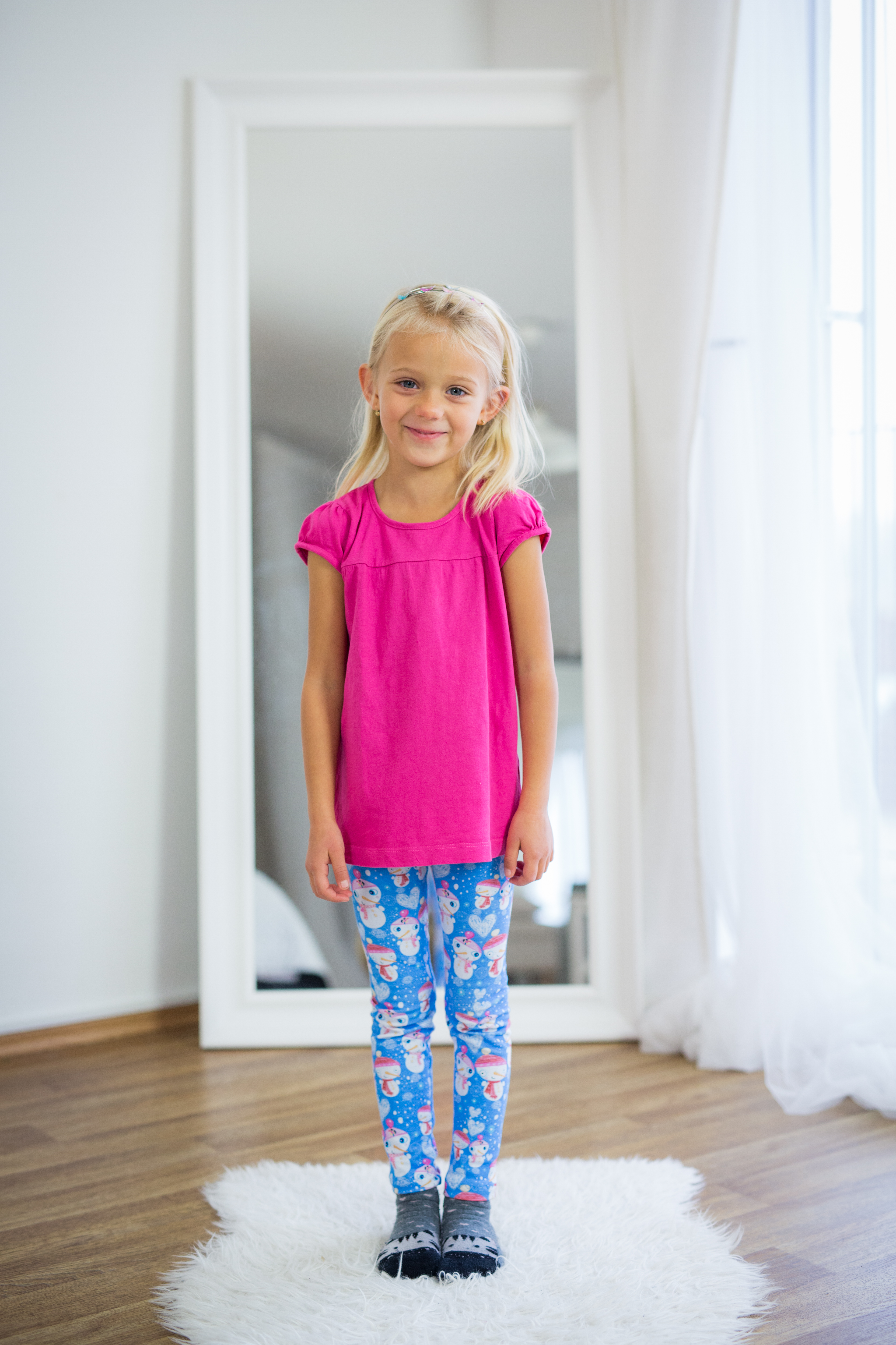 Počesaná teplákovina Sněhulajda šíře 175 cm