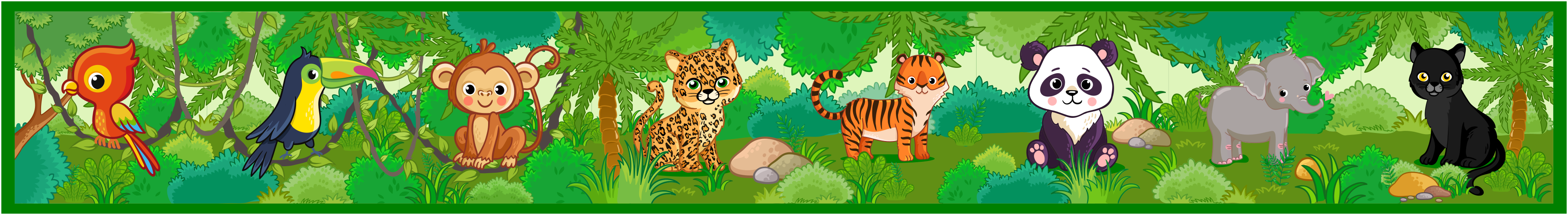 Leporelo "do packy" Kdo vykoukne za liánou