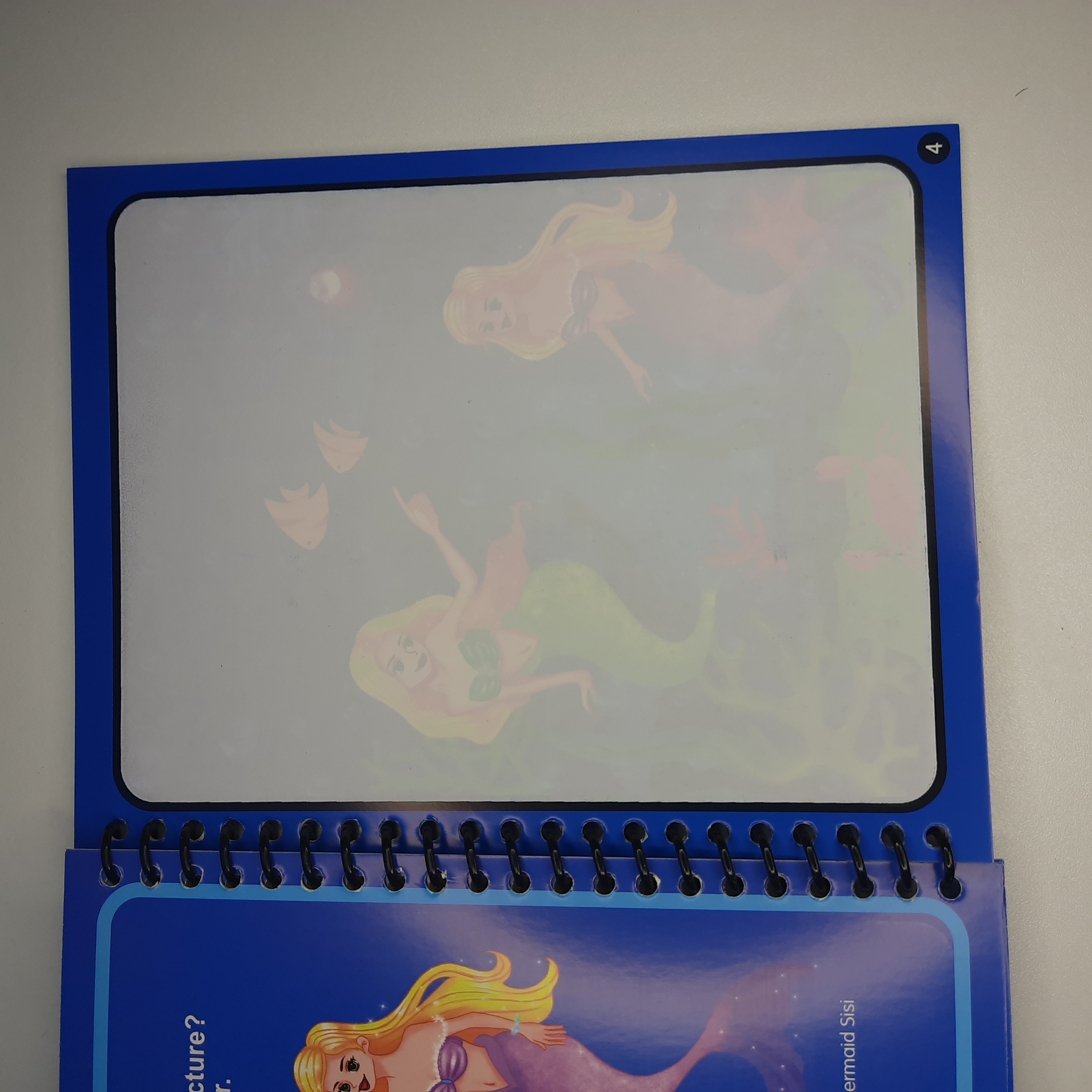 Vodní omalovánky Mořské panny