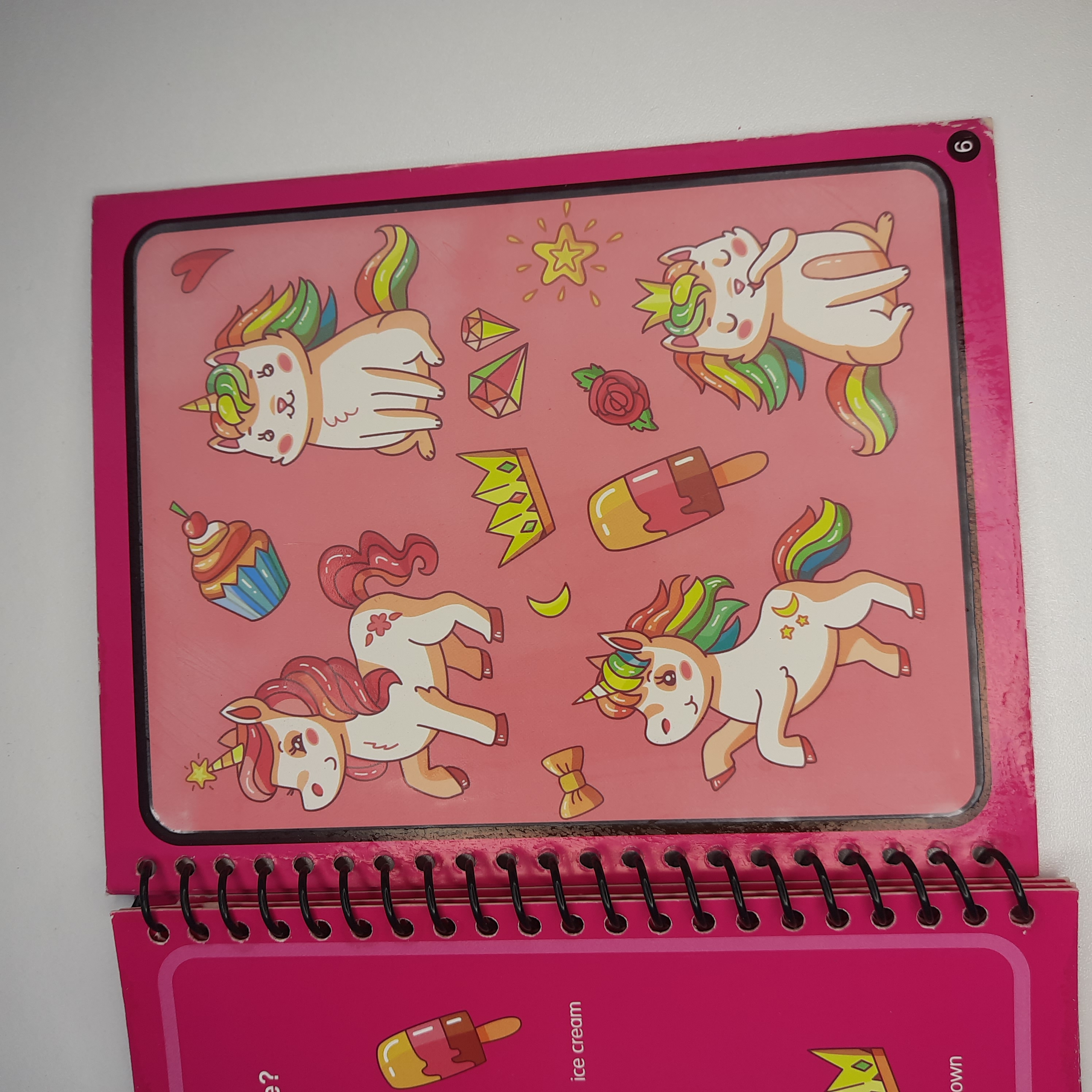 Vodní omalovánky Jednorožčí svět