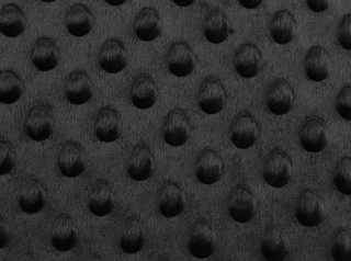 Černé minky 175g/m 0,5m