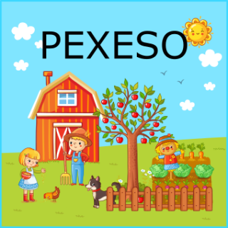 Panel na velkou nášivku na pexeso Farma 