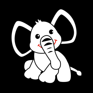 Panel zvířátko 20x20 Sloník Toník