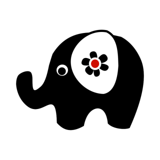 Panel zvířátko 20x20 Slůně