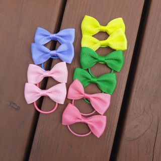 Gumičky s mašlí veselé 10ks