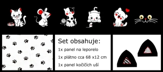 "Ušiju si leporelo Ať je koček milion!"