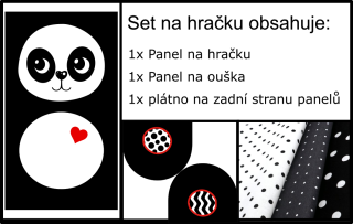 "Ušiju si hračku panda"