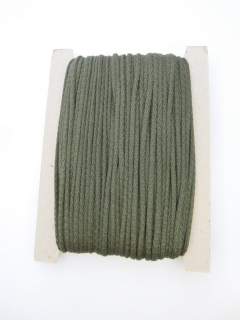 0,5 m oděvní bavlněné šňůry 4 mm khaki