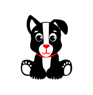 Panel zvířátko 20x20 Štěňátko Ben