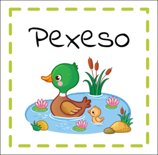 Panel na velkou nášivku na pexeso Kačer