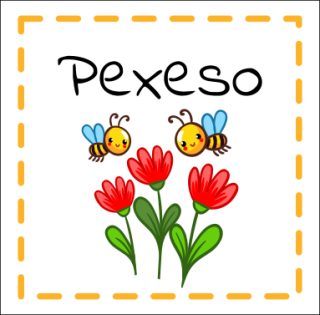 Panel na velkou nášivku na pexeso Včelka