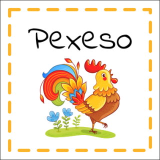 Panel na velkou nášivku na pexeso Kohout